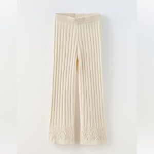 Zara Ribbed Knit Pants